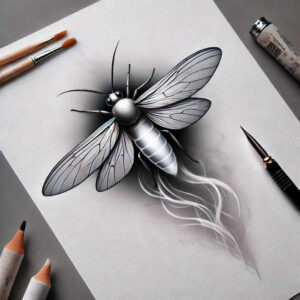 Motyle ćmy ważki - Free tattoo design ideas ai genereted - inkby.ai