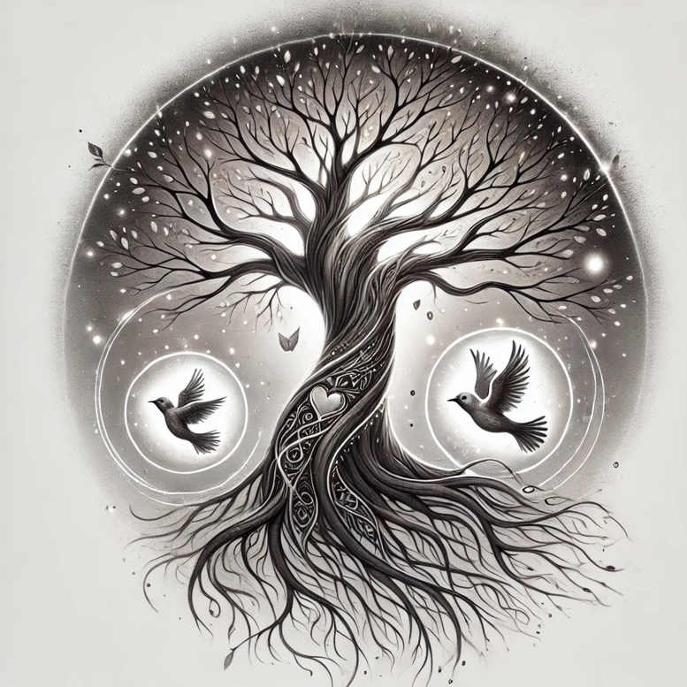 Drzewa - Free tattoo design ideas ai genereted - inkby.ai