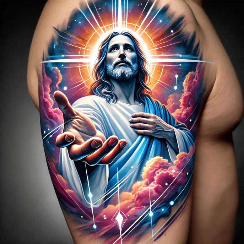 Jezus - Free tattoo design ideas ai genereted - inkby.ai