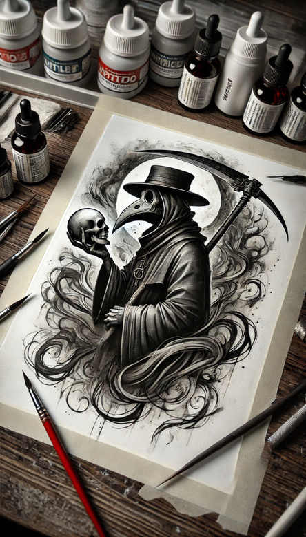 Inne mroczne - Free tattoo design ideas ai genereted - inkby.ai