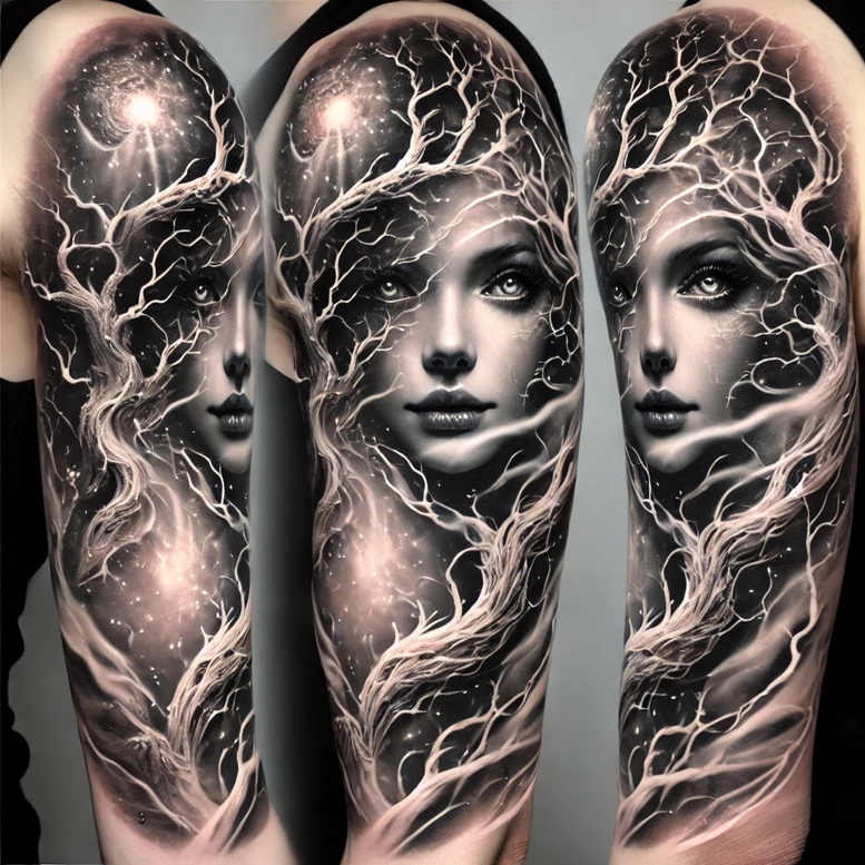 Twarze - Free tattoo design ideas ai genereted - inkby.ai