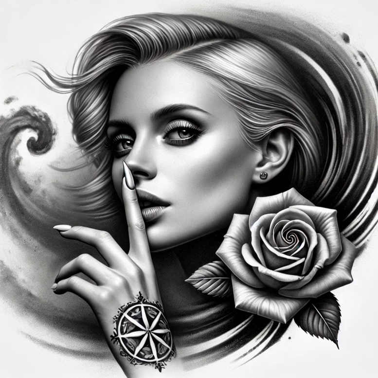 Twarze - Free tattoo design ideas ai genereted - inkby.ai
