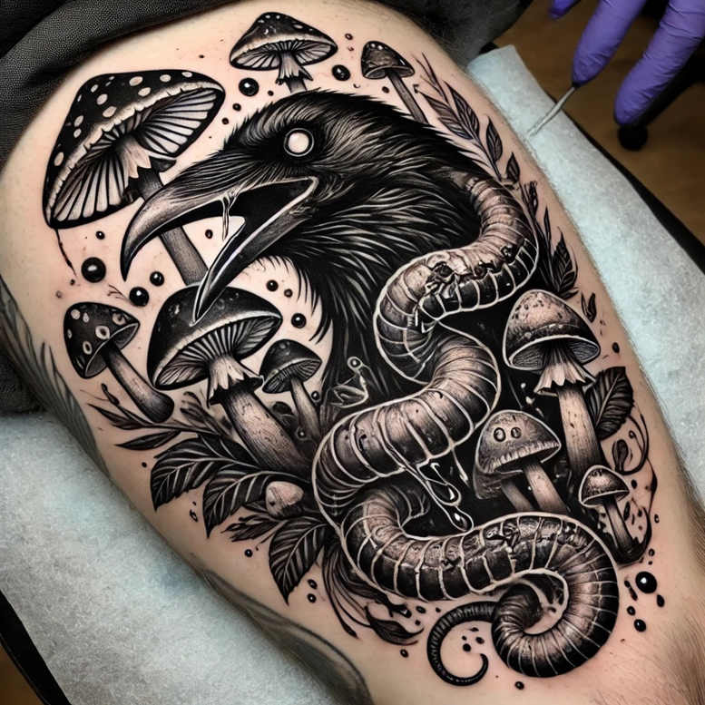 Inne mroczne - Free tattoo design ideas ai genereted - inkby.ai
