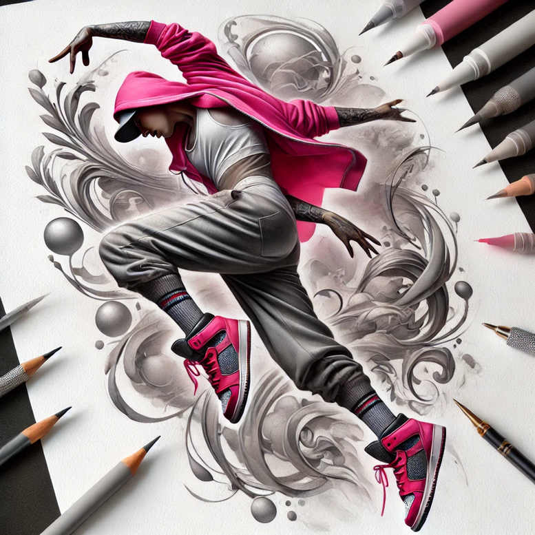 Taniec - Free tattoo design ideas ai genereted - inkby.ai