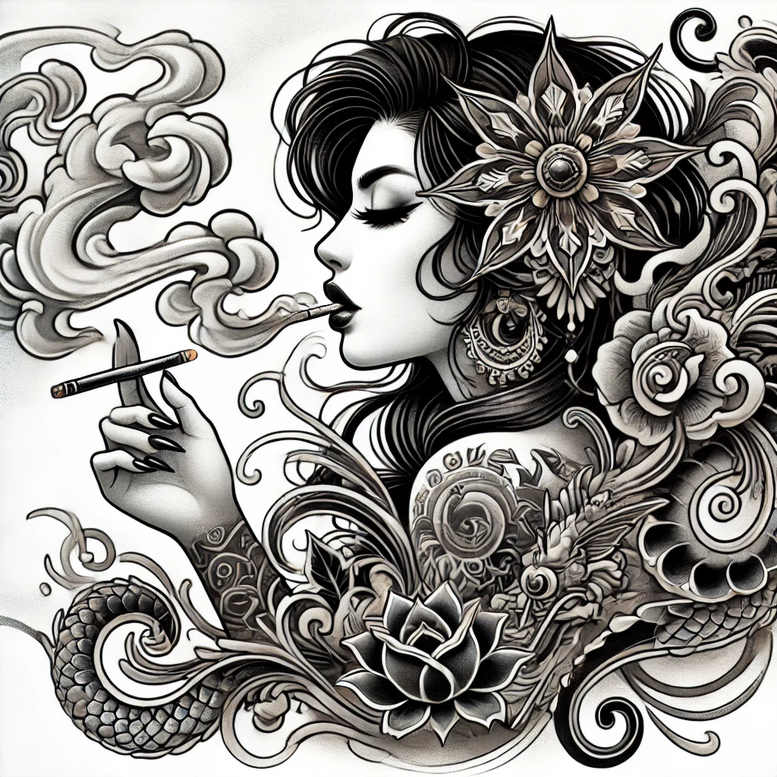 Twarze - Free tattoo design ideas ai genereted - inkby.ai