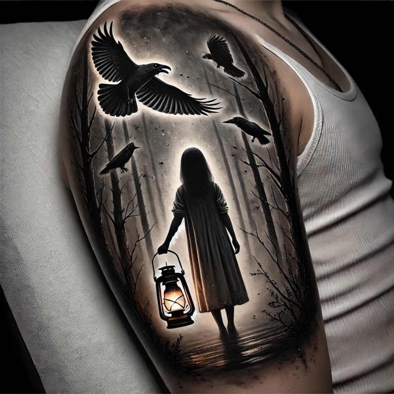 Inne mroczne - Free tattoo design ideas ai genereted - inkby.ai