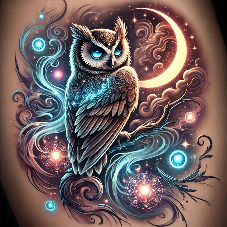 Sowy - Free tattoo design ideas ai genereted - inkby.ai