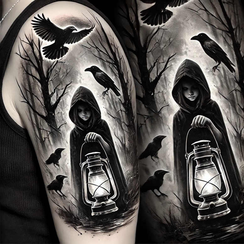 Inne mroczne - Free tattoo design ideas ai genereted - inkby.ai