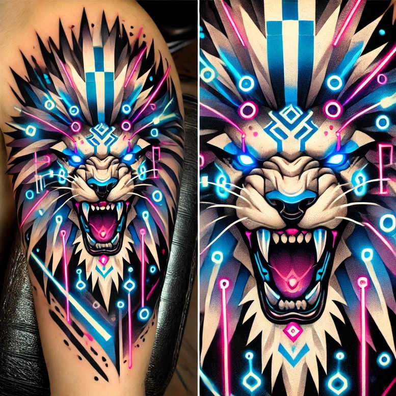 Lwy - Free tattoo design ideas ai genereted - inkby.ai
