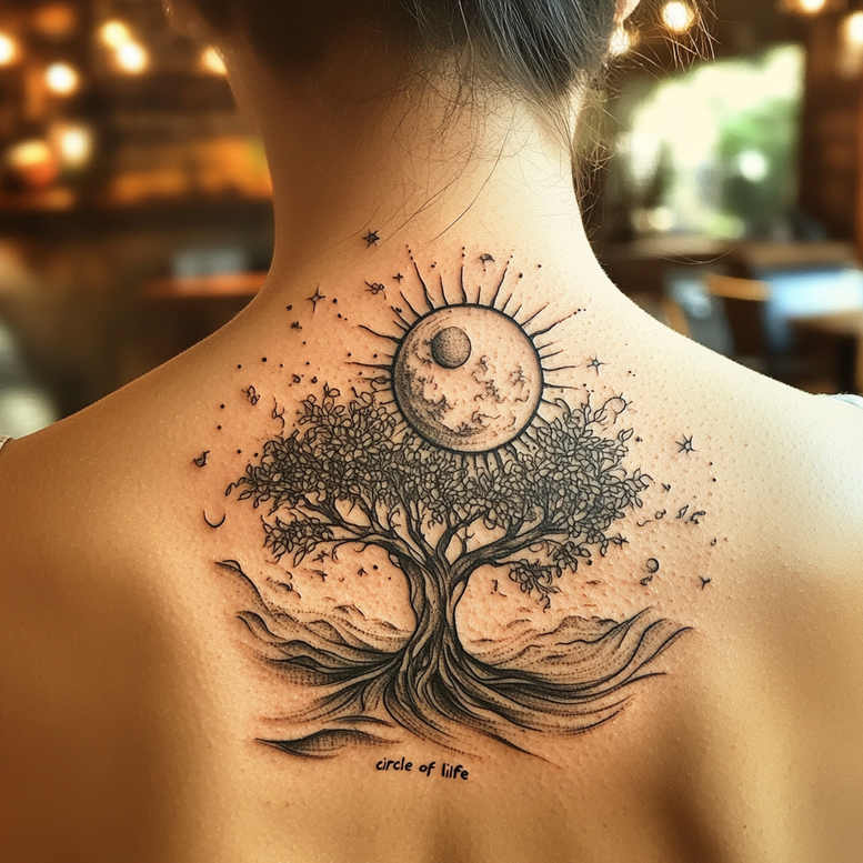 Drzewa - Free tattoo design ideas ai genereted - inkby.ai
