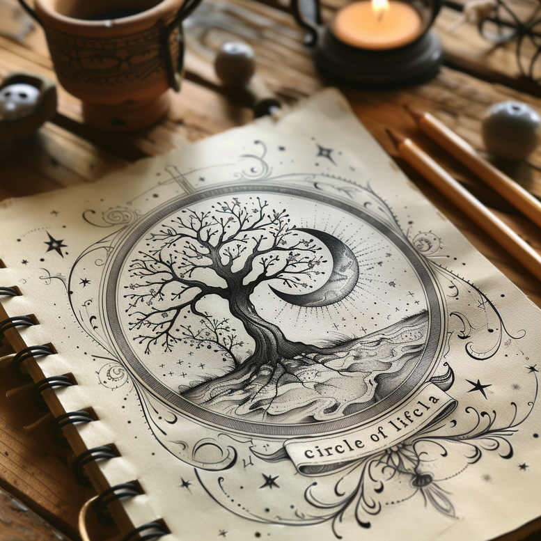 Drzewa - Free tattoo design ideas ai genereted - inkby.ai
