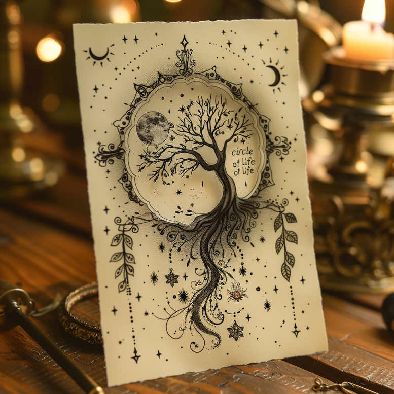 Drzewa - Free tattoo design ideas ai genereted - inkby.ai
