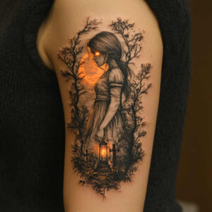 Postacie. - Free tattoo design ideas ai genereted - inkby.ai