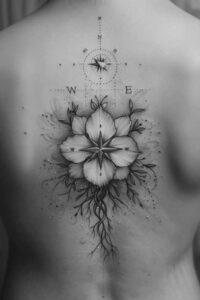 Delikatne kwiaty - Free tattoo design ideas ai genereted - inkby.ai