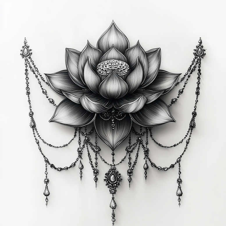 Lotosy - Free tattoo design ideas ai genereted - inkby.ai