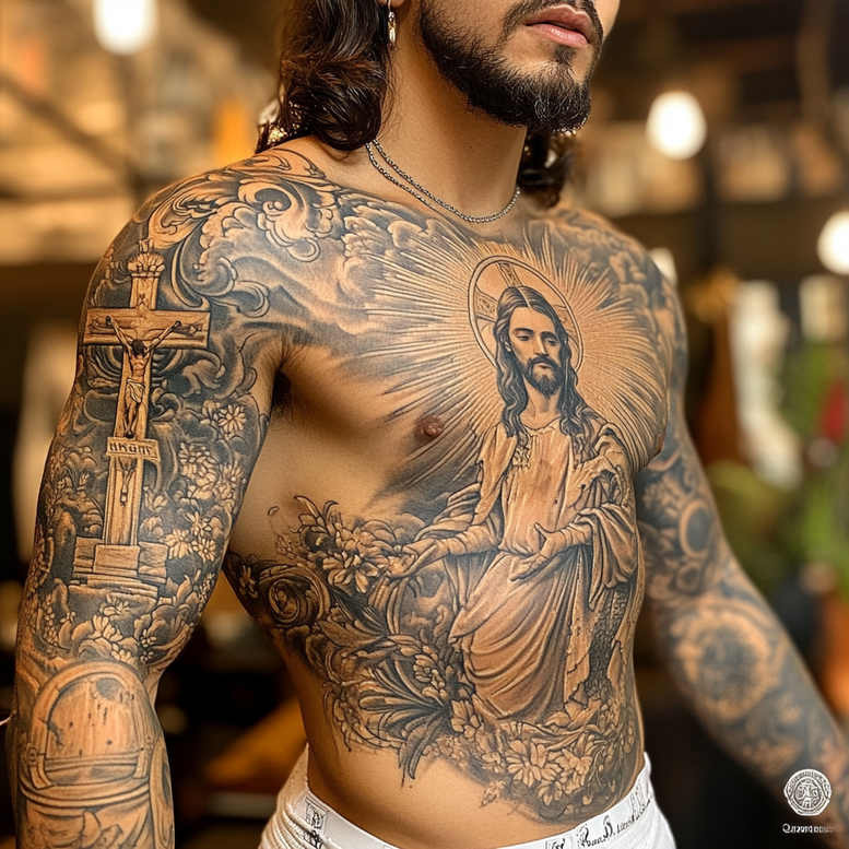 Jezus - Free tattoo design ideas ai genereted - inkby.ai