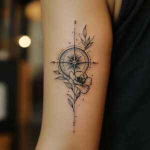 Delikatne kwiaty - Free tattoo design ideas ai genereted - inkby.ai