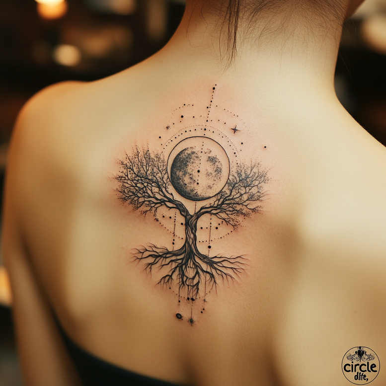 Drzewa - Free tattoo design ideas ai genereted - inkby.ai
