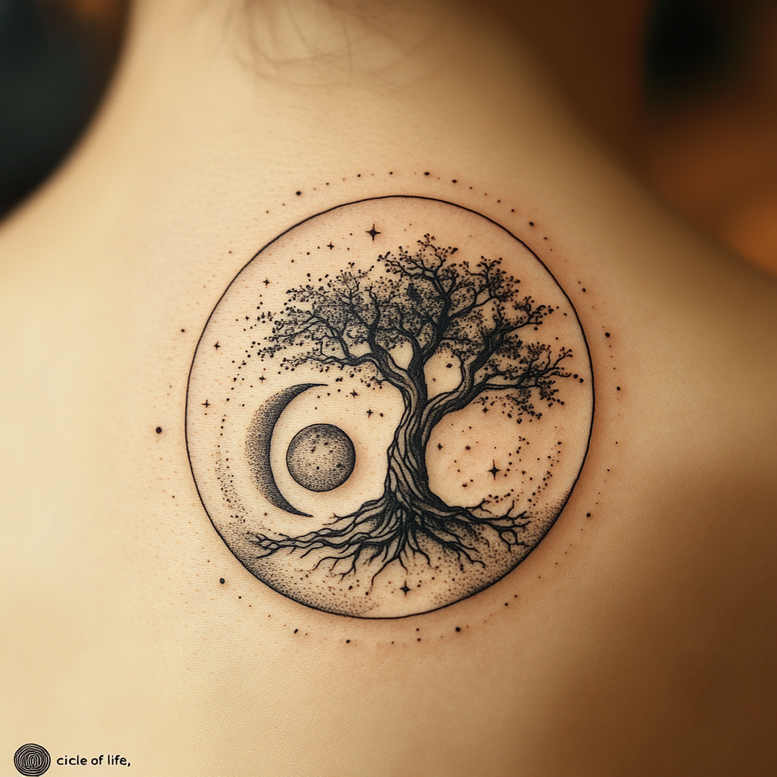 Drzewa - Free tattoo design ideas ai genereted - inkby.ai