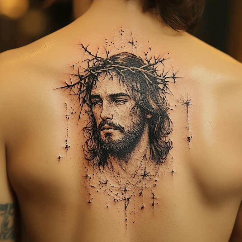 Jezus - Free tattoo design ideas ai genereted - inkby.ai