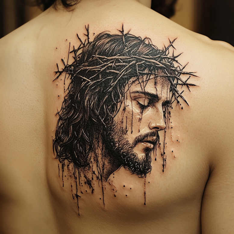 Jezus - Free tattoo design ideas ai genereted - inkby.ai