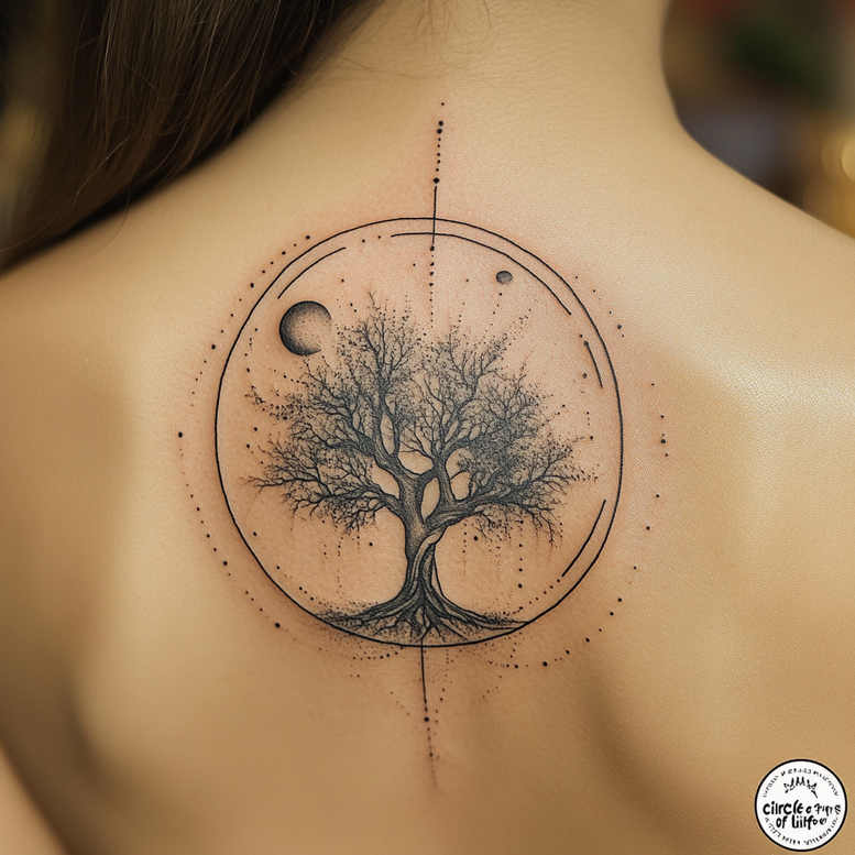 Drzewa - Free tattoo design ideas ai genereted - inkby.ai