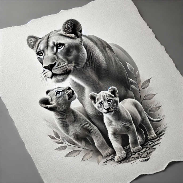 Lwy - Free tattoo design ideas ai genereted - inkby.ai