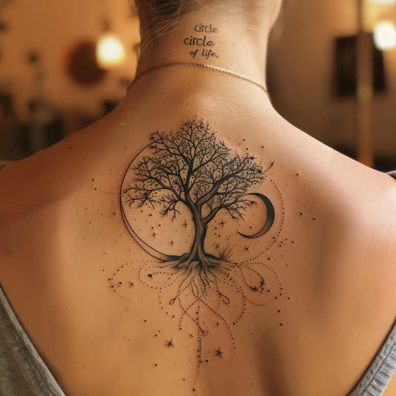 Drzewa - Free tattoo design ideas ai genereted - inkby.ai