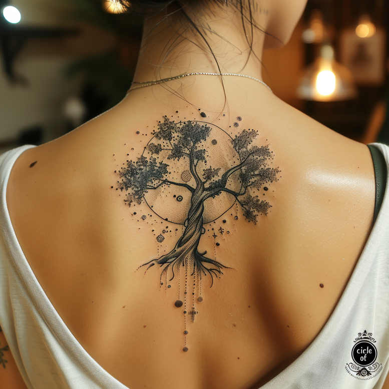 Drzewa - Free tattoo design ideas ai genereted - inkby.ai