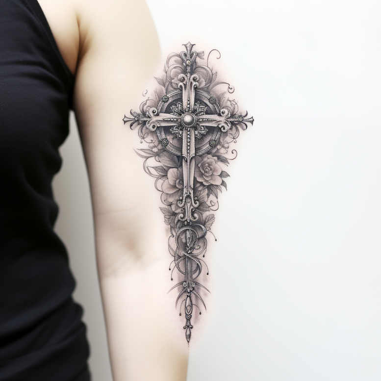 Krzyże - Free tattoo design ideas ai genereted - inkby.ai