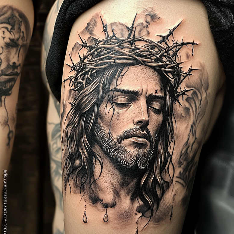 Jezus - Free tattoo design ideas ai genereted - inkby.ai