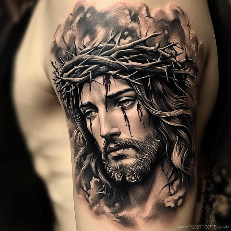 Jezus - Free tattoo design ideas ai genereted - inkby.ai