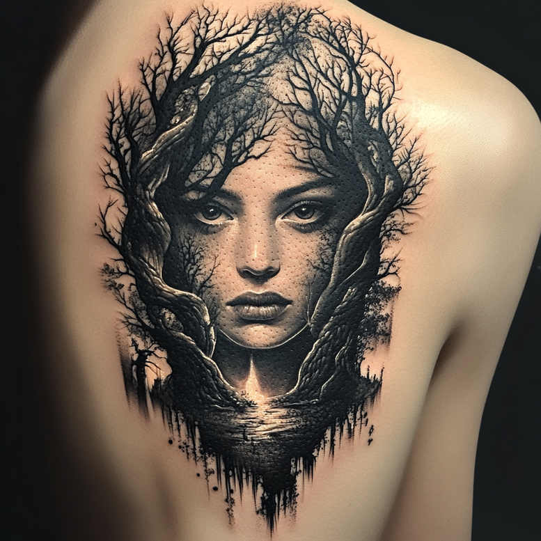 Twarze - Free tattoo design ideas ai genereted - inkby.ai