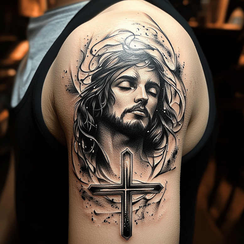 Jezus - Free tattoo design ideas ai genereted - inkby.ai