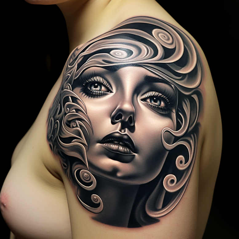Twarze - Free tattoo design ideas ai genereted - inkby.ai