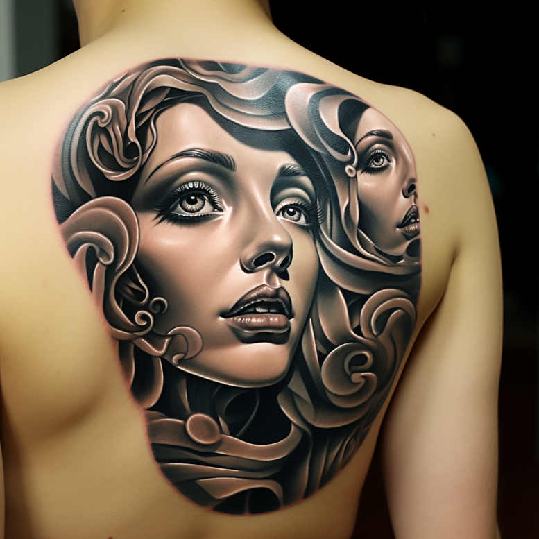 Twarze - Free tattoo design ideas ai genereted - inkby.ai