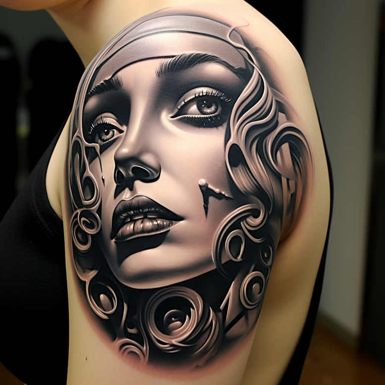 Twarze - Free tattoo design ideas ai genereted - inkby.ai