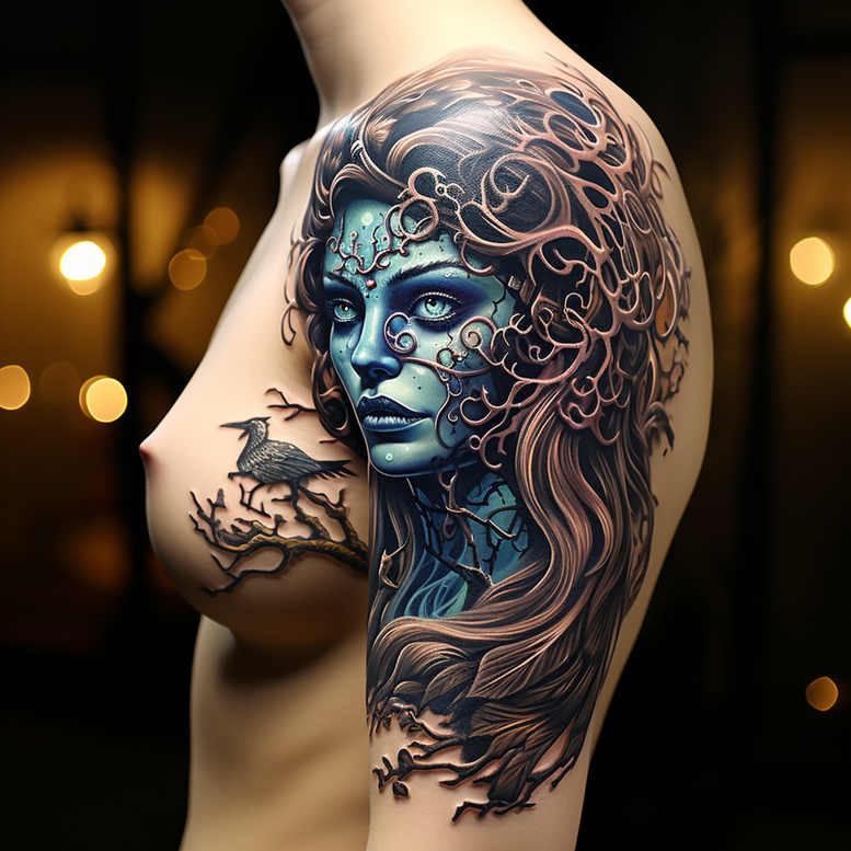Twarze - Free tattoo design ideas ai genereted - inkby.ai