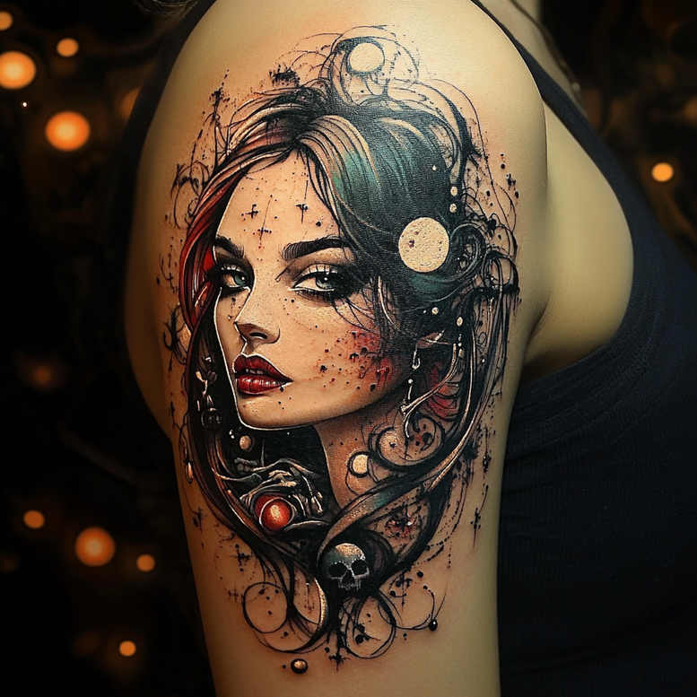 Twarze - Free tattoo design ideas ai genereted - inkby.ai