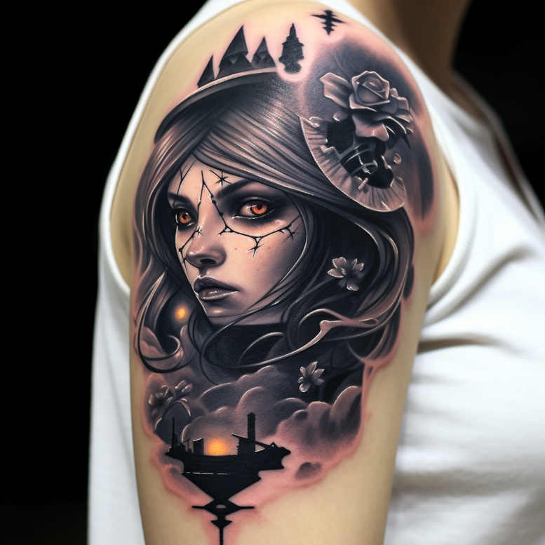 Twarze - Free tattoo design ideas ai genereted - inkby.ai