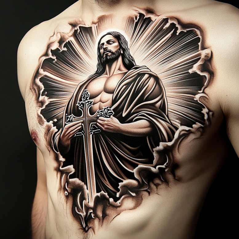 Jezus - Free tattoo design ideas ai genereted - inkby.ai