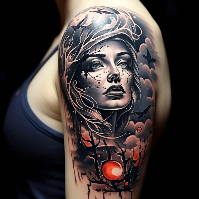 Twarze - Free tattoo design ideas ai genereted - inkby.ai