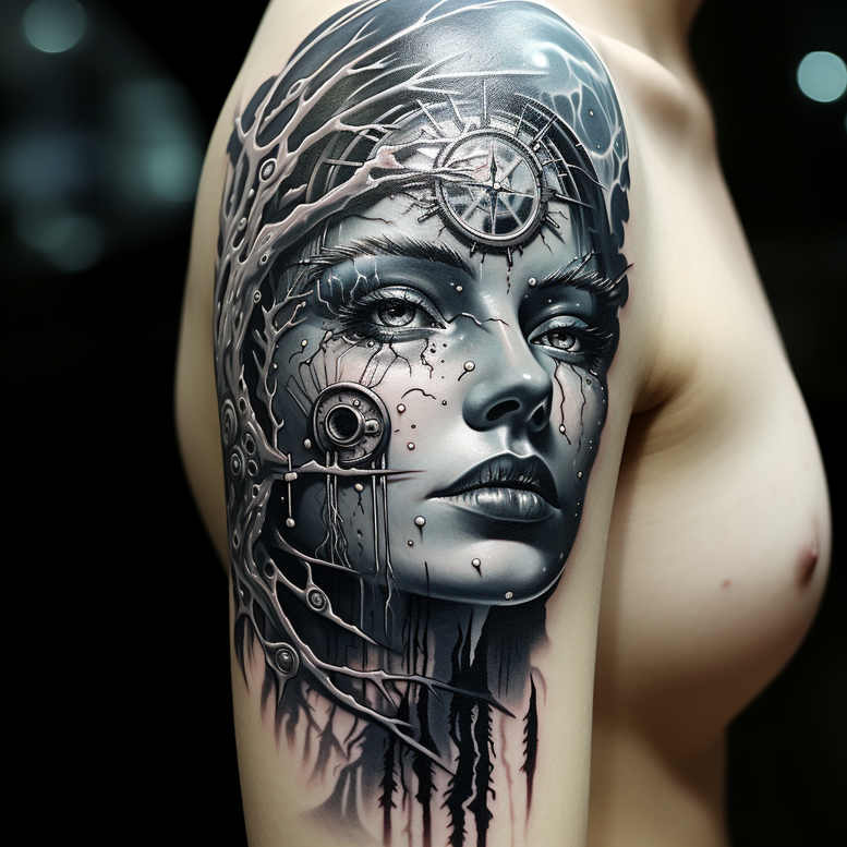 Twarze - Free tattoo design ideas ai genereted - inkby.ai