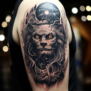 Surrealistyczne postacie - Free tattoo design ideas ai genereted - inkby.ai