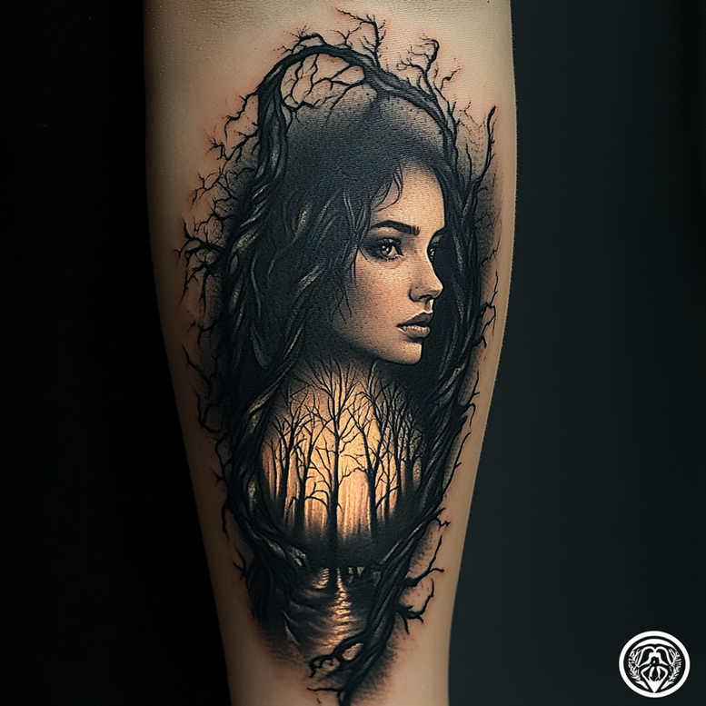 Twarze - Free tattoo design ideas ai genereted - inkby.ai