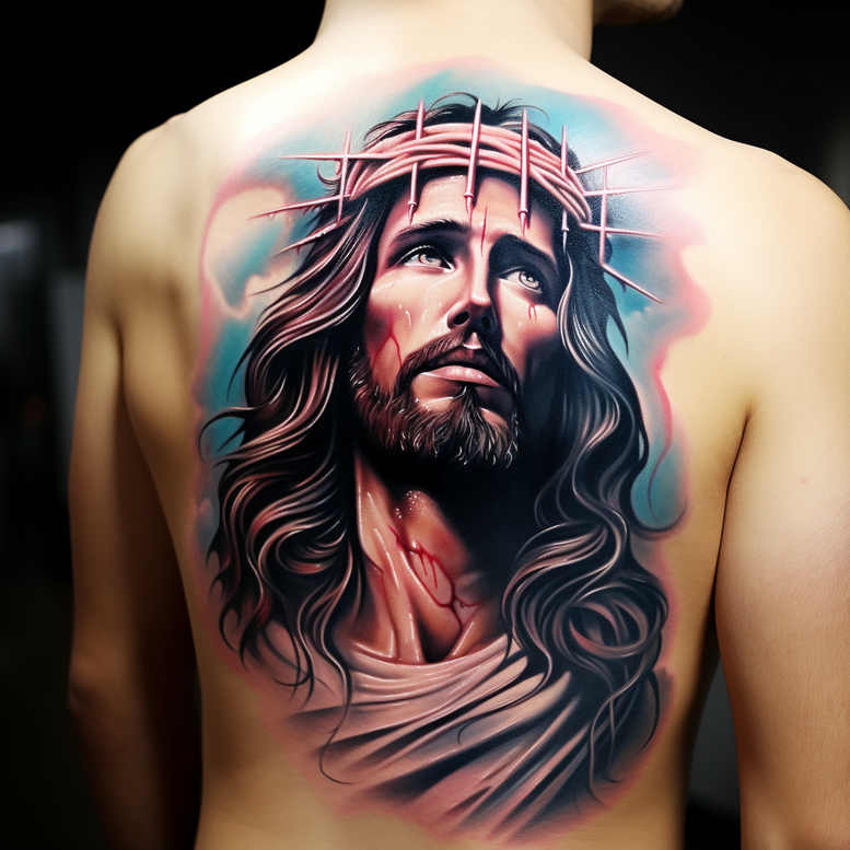 Jezus - Free tattoo design ideas ai genereted - inkby.ai