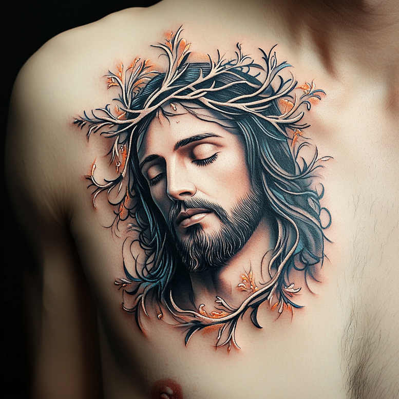 Jezus - Free tattoo design ideas ai genereted - inkby.ai
