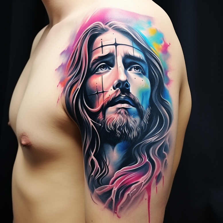 Jezus - Free tattoo design ideas ai genereted - inkby.ai