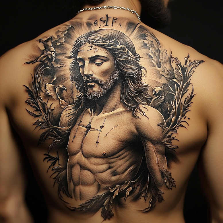 Jezus - Free tattoo design ideas ai genereted - inkby.ai