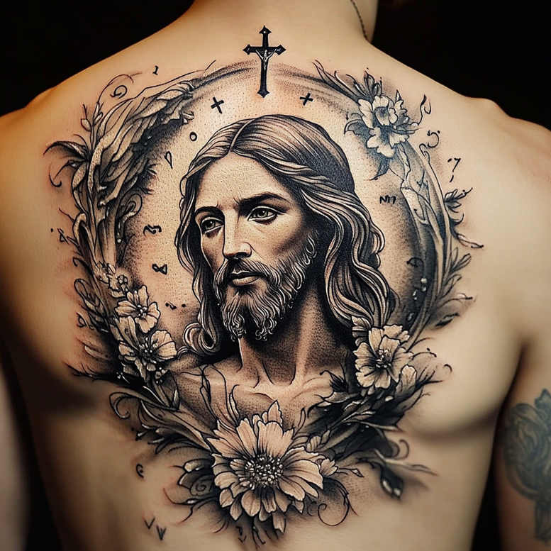 Jezus - Free tattoo design ideas ai genereted - inkby.ai